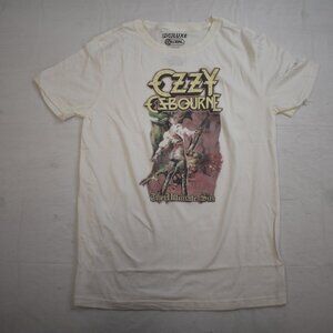 PopLuxe Global Ozzy Osbourne Womens The Ultimate Sin Rhinestone Shirt New Small